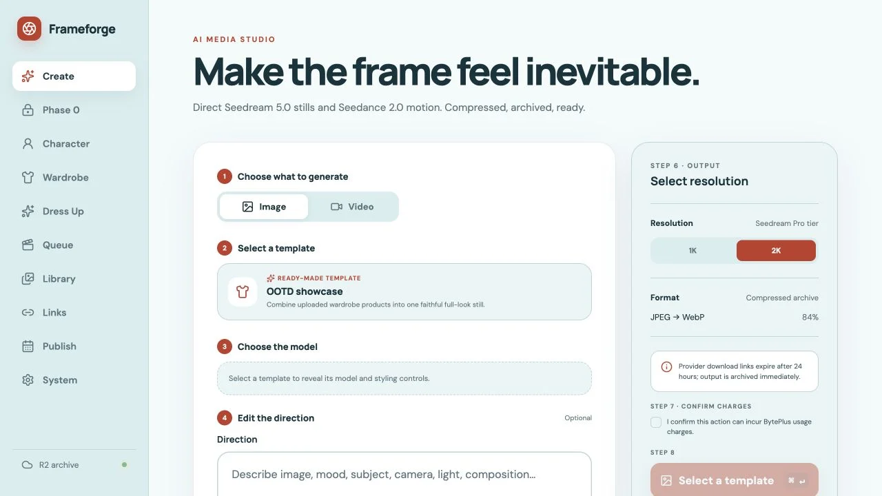 Frameforge product presentation