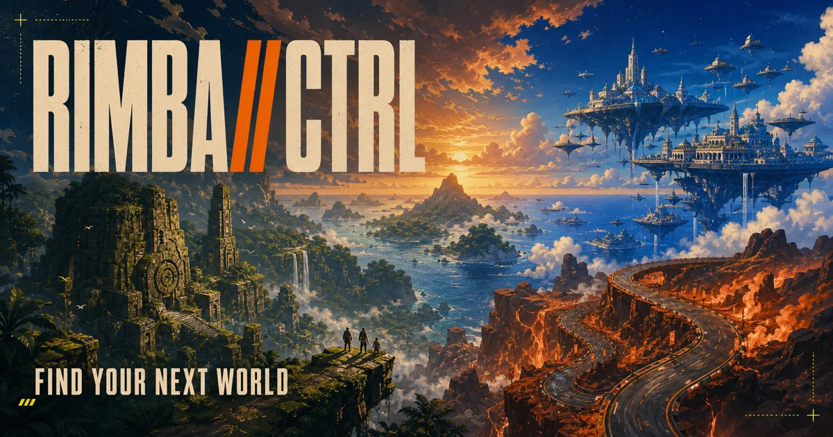 RIMBA CTRL original Southeast Asian game worlds