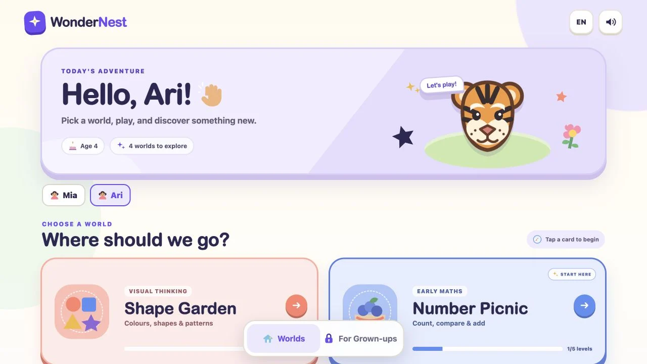 WonderNest product presentation